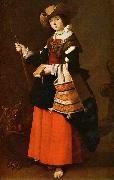 Francisco de Zurbaran Saint Margaret, dressed as a shepherdess. painting